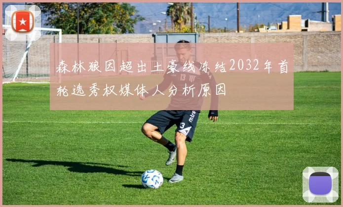 森林狼因超出土豪线冻结2032年首轮选秀权媒体人分析原因